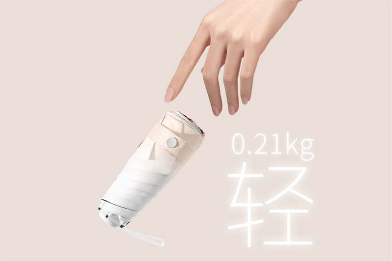 花色五折傘  YK-WJ124